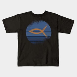 Ichthys Fish Christianity Kids T-Shirt